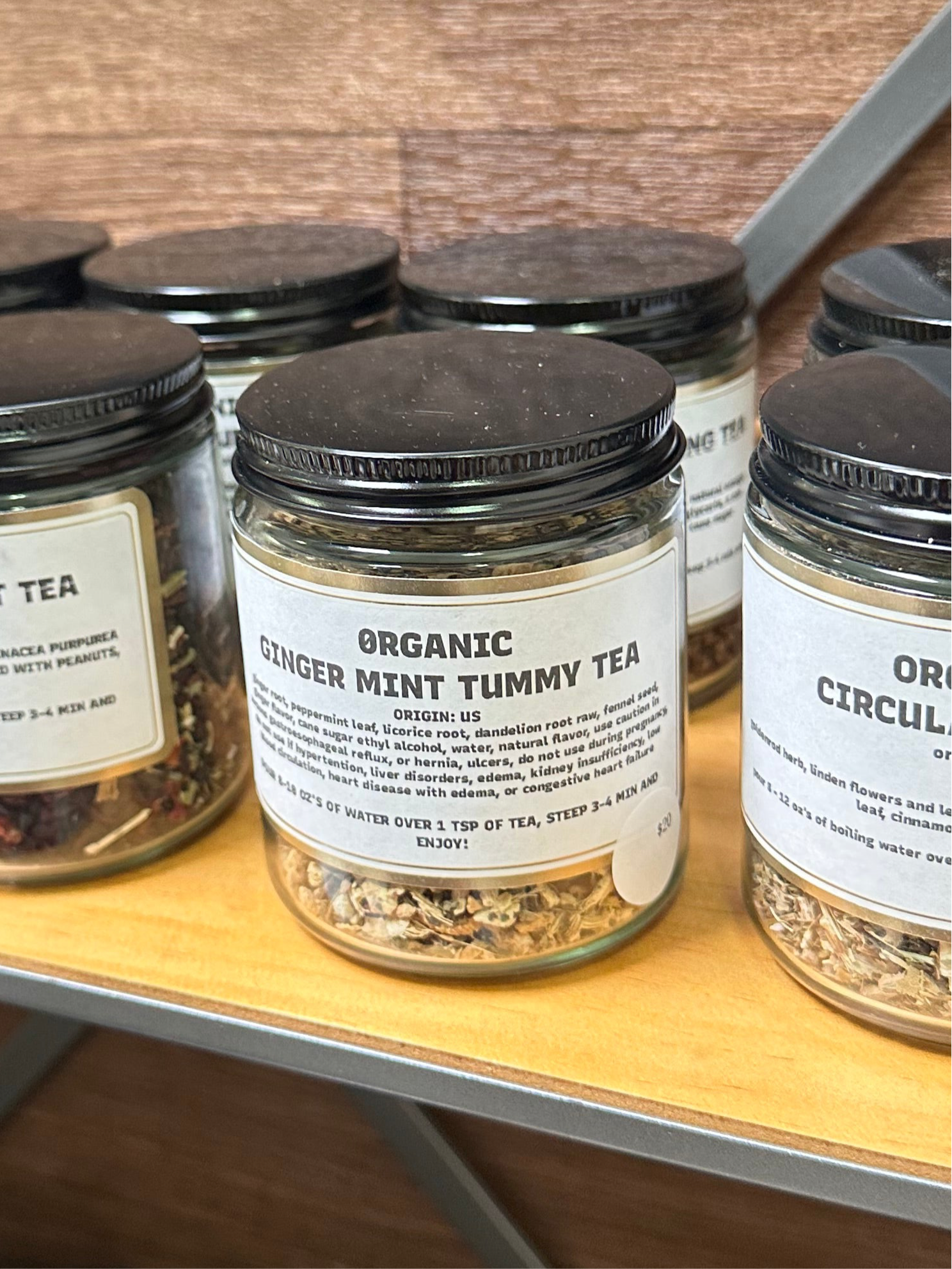 Organic Ginger Mint Tummy Tea