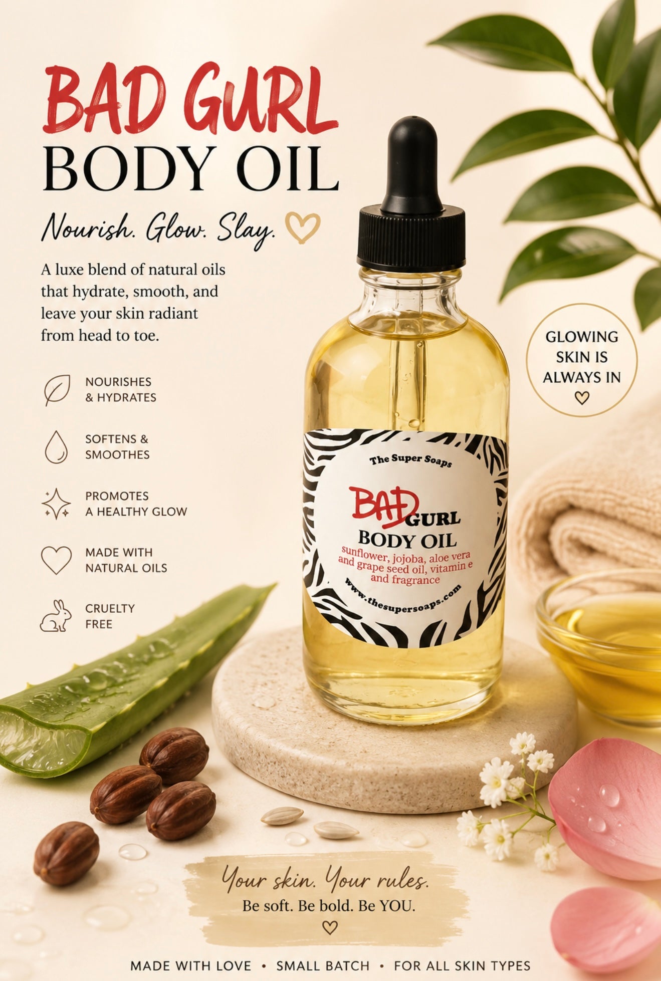 Good gurl body oil